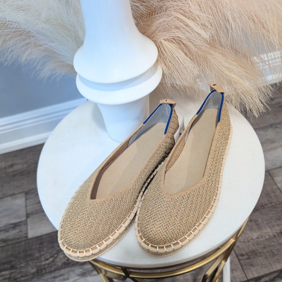 New Rothy's Tan Espadrille Slip Ons - Picture 2 of 7